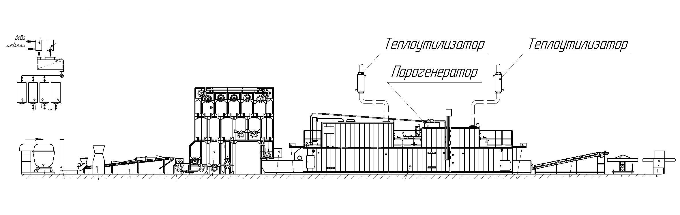 Туннельная печь схема